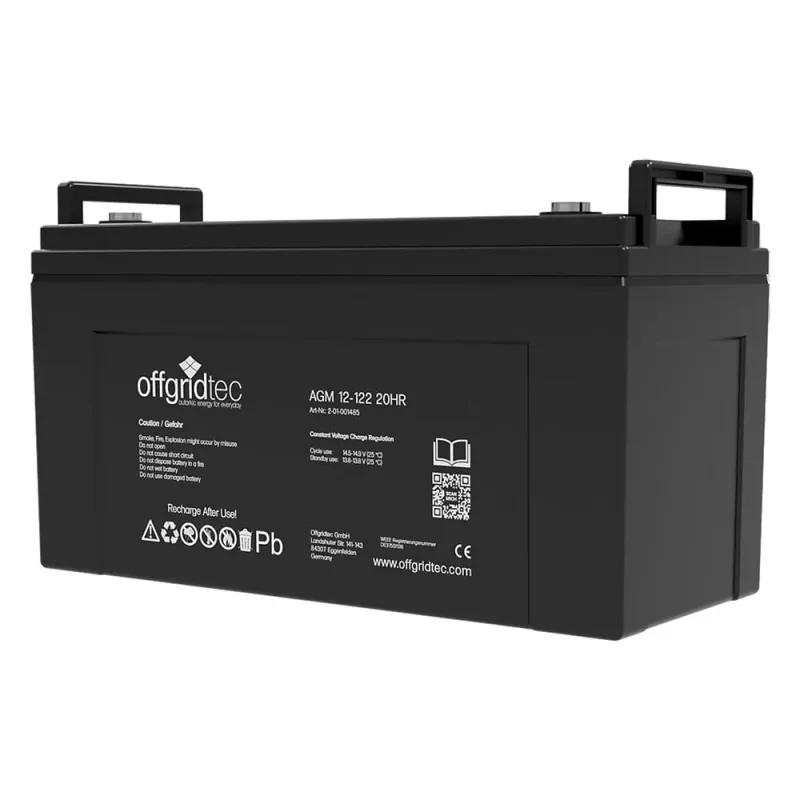 Offgridtec® Autark M-Master 200W Solaranlage - 1000W AC Leistung 122Ah AGM Akku – Bild 4