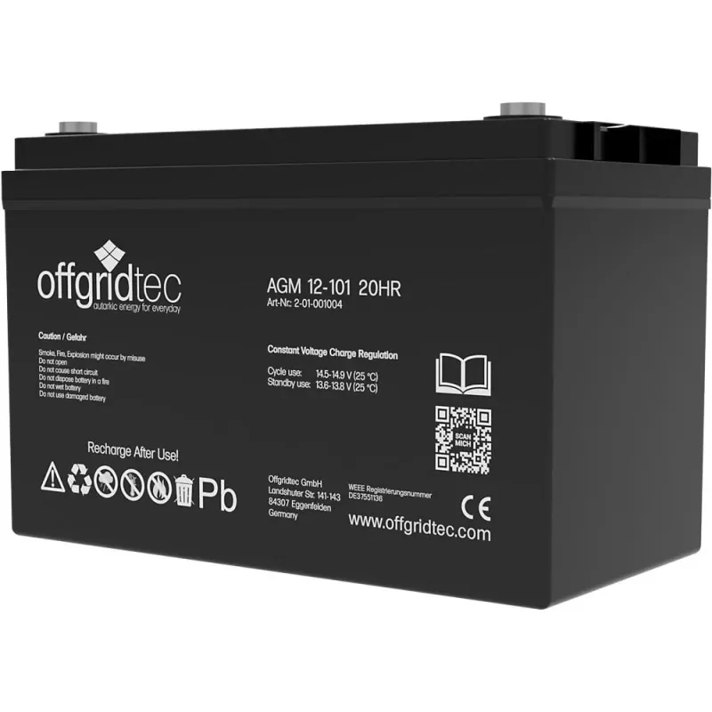 Offgridtec® Autark S-Master 130W Solaranlage 101Ah AGM 500W AC Leistung – Bild 5