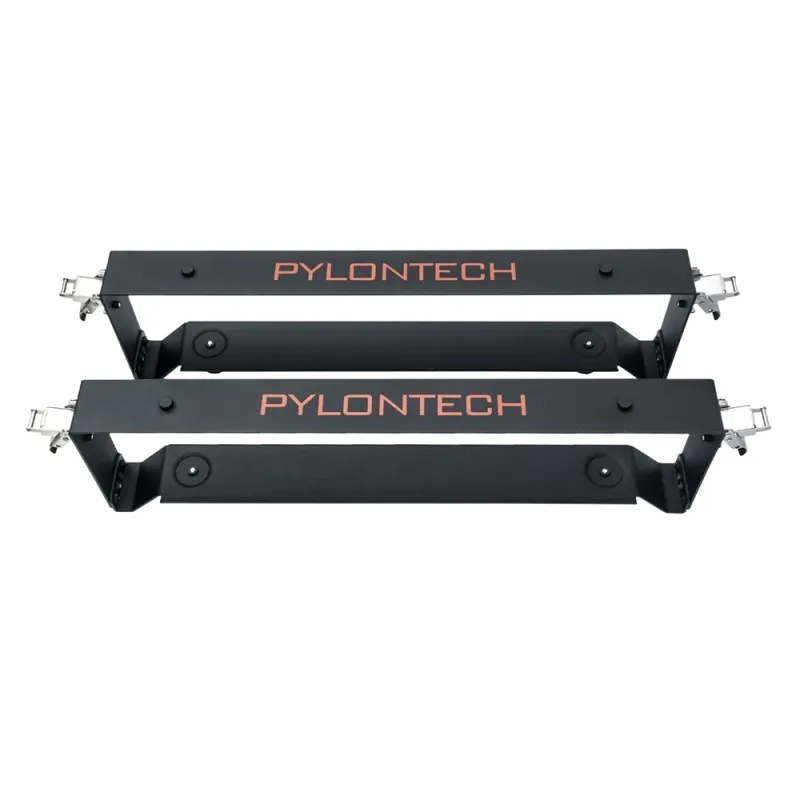 Seitliche Ansicht der Pylontech Batteriespeicher Halterung Brackets