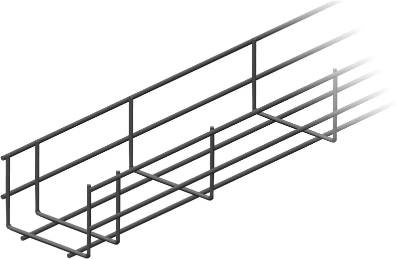 K2 Systems Performa Mesh Tray 70x100x3000 für geordnete Kabelführung auf Flachdächern mit Photovoltaik-Anlagen.