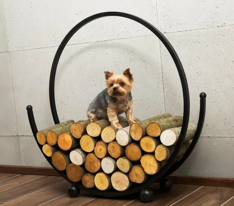 Cookking Kaminholzregal "SPIRAL" 80 cm – Bild 2