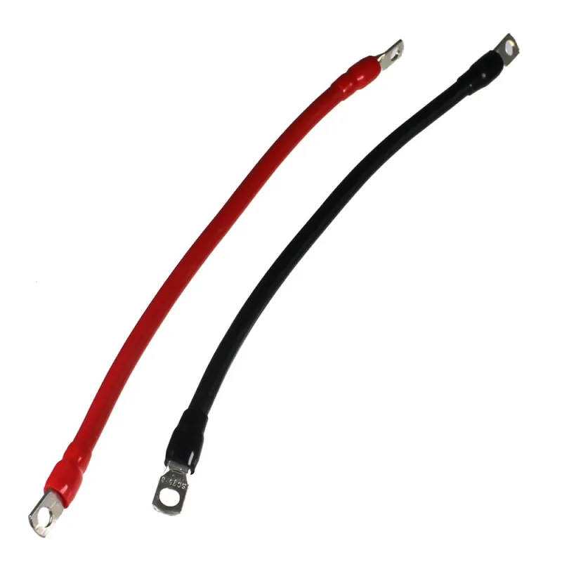 Offgridtec Batterie-Verbindungskabel 25mm² 30cm mit Ringösen Rot/Schwarz