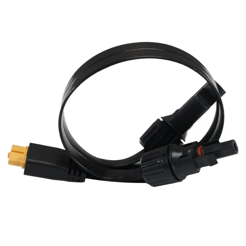 XT60 zu PV-Stecker 1,5m Flat Cable 4mm² Verbindungskabel (Super Flach) – Bild 3