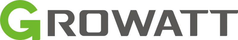 Growatt Logo als Herstellerkennzeichnung für den Batteriespeicher ARK HV.