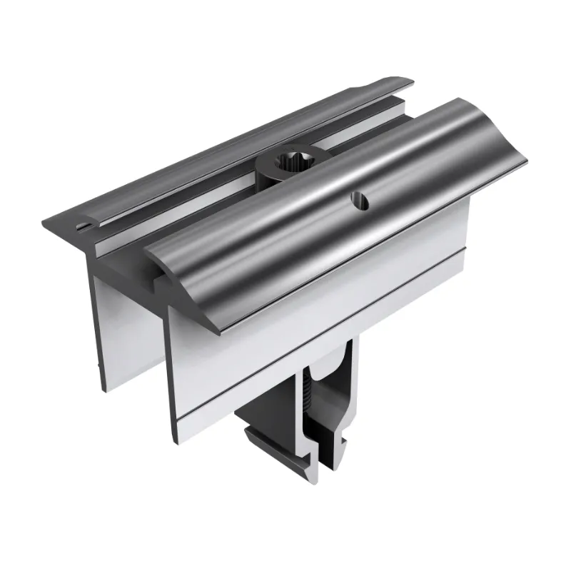 SL Rack Mittelklemme Vario mit Erdung für 28-45 mm Modulrahmen, 91160-01 – Bild 2