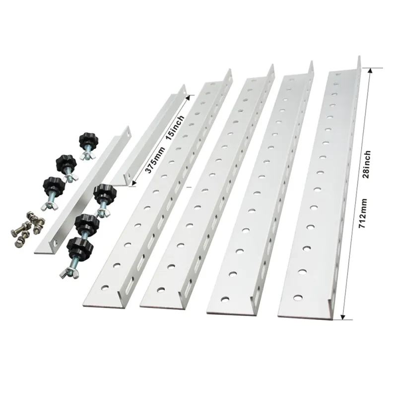 Solarmodulträger Neigungs-verstellbar 0-90° bis 712mm Modulbreite – Bild 2