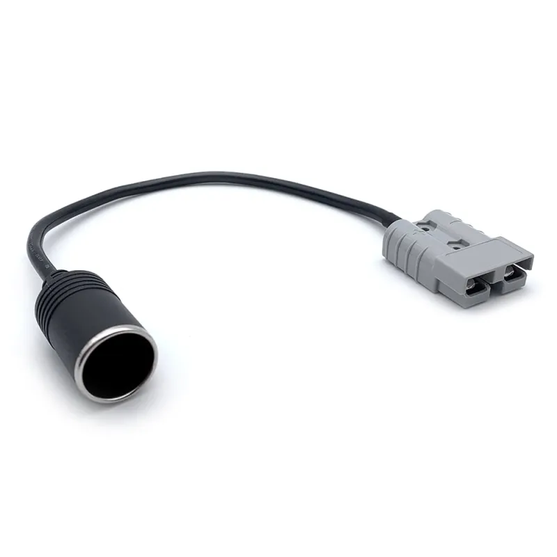 Anderson Adapter mit 12V-Buchse und Anderson-Stecker, Hauptansicht.