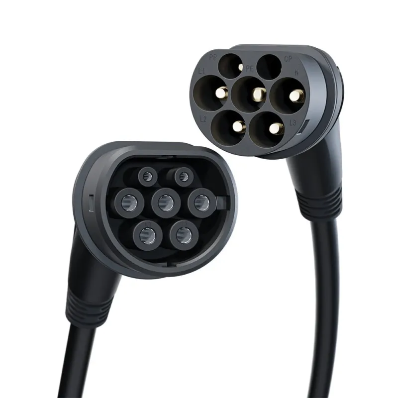 go-e Typ 2 Ladekabel 7,5m 1,4 kW bis 22 kW Black Edition – Bild 2