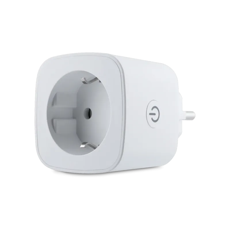 Conow Smart Plug weiß, Frontansicht mit Status-LED für App-Steuerung