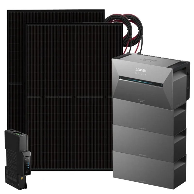 Anker 1350W Solix 3 Balkonkraftwerk inkl. 8,06kWh Speicher E2700 BP2700 & Stromzähler