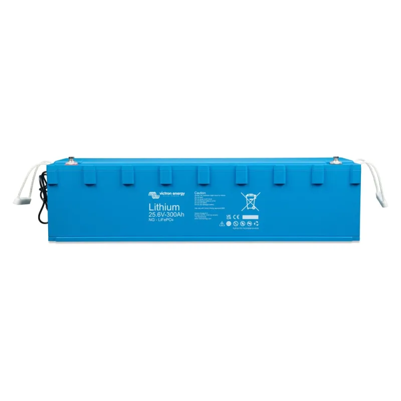 LiFePO4-Batterie von Victron Energy, 300 Ah Speicherkapazität, Anschlussbereich M8.