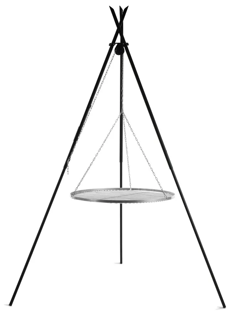 Cookking Schwenkgrill "TIPI" 210 cm - Grillrost aus Edelstahl 70 cm