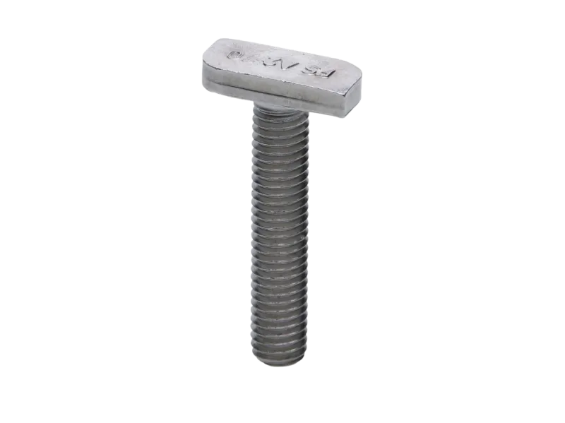 Hammerkopfschraube mit Sperrzahnmutter M10x25mm in Edelstahl, Hauptansicht