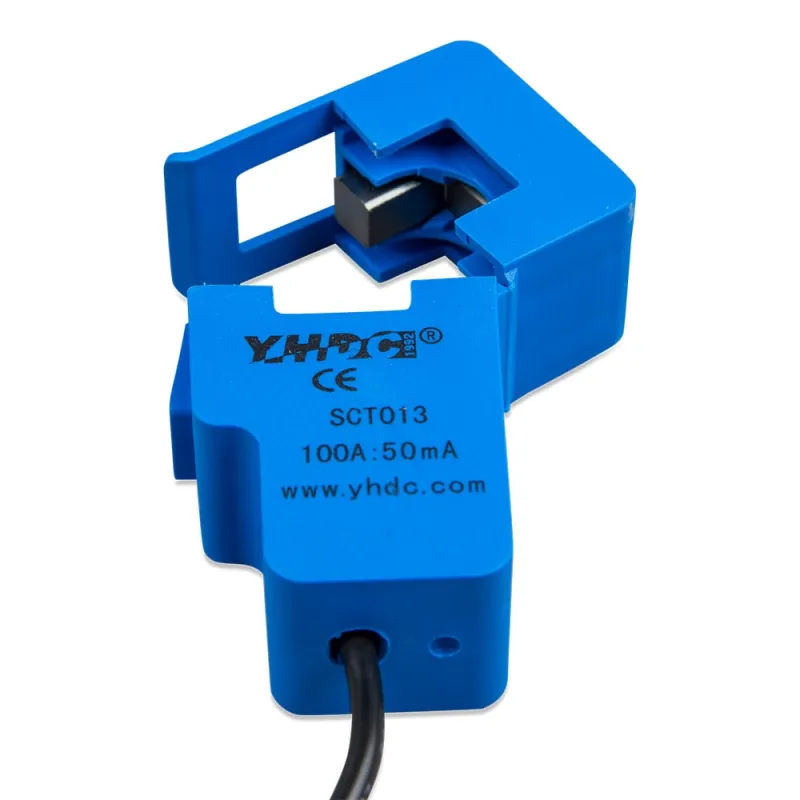 Detailansicht des Victron Energy Stromsensors mit Messbereich 100 Ampere