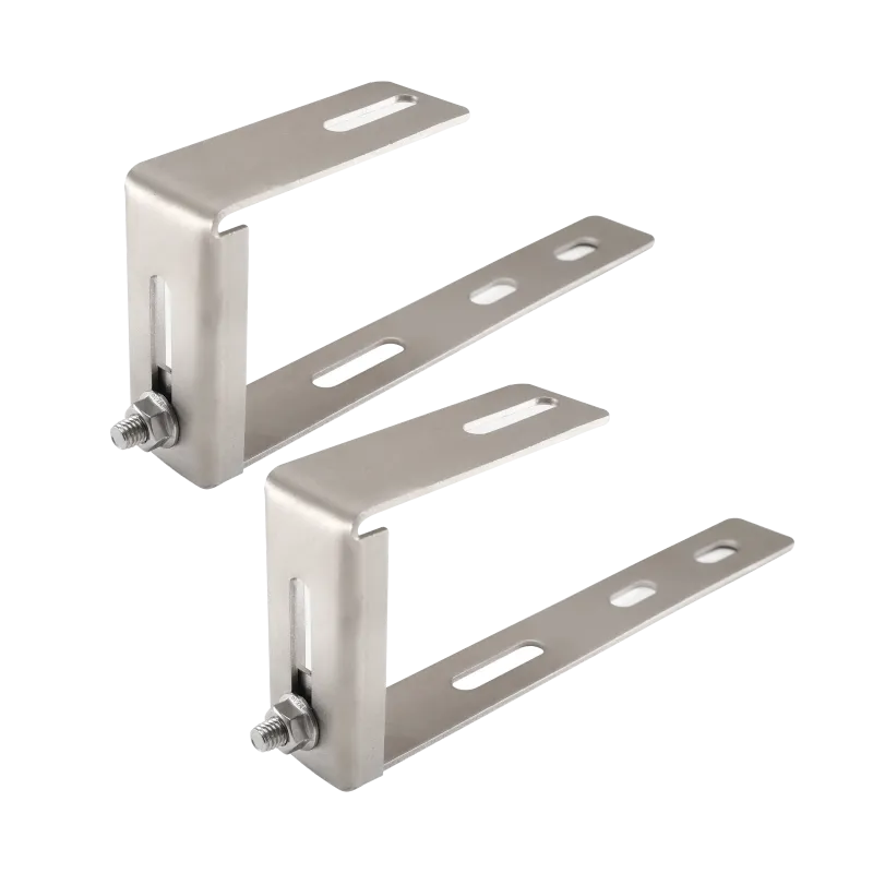 Square Hooks für Montageset Balkonkraftwerk Gelände (für 1 Modul)