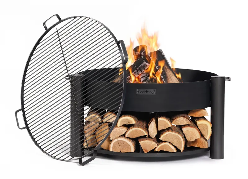 Cookking Feuerschale "MONTANA" 80 cm mit Grillrost 80 cm mit 4 Griffen – Bild 2