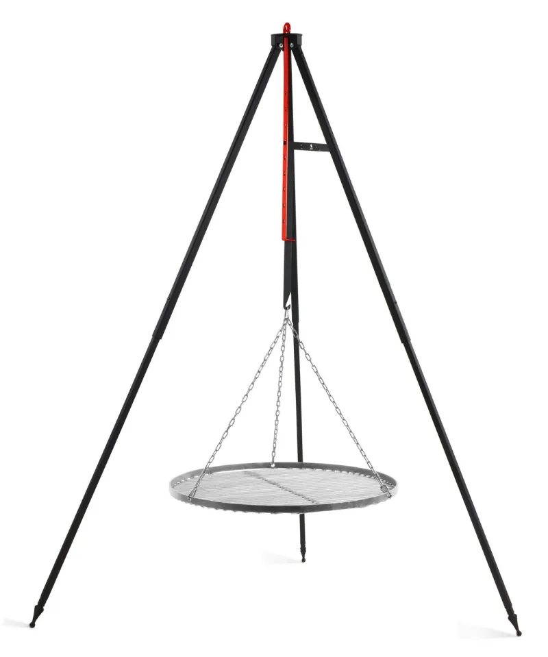 Cookking Campinggrill am Dreibein 160 cm - Rost aus rostfreiem Stahl 50 cm – Bild 2
