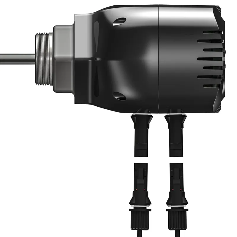 Anschlussmöglichkeiten des Fothermo ROD 1000 Solarheizstabs mit MC4-Steckern