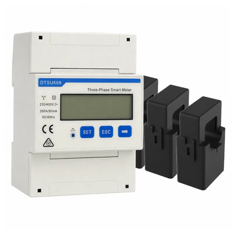 Hoymiles Stromzähler DTSU666 inkl. 3x 250A Stromwandler (CT-3*250A)