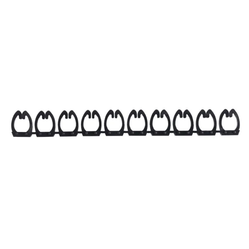 Kabelmarker Clips 0–9, 100 Stück, für 4 mm² Kabel, je 10x Zahl – Bild 4