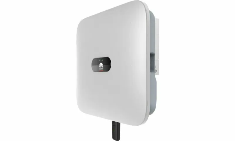 Weitere Seitenansicht des Huawei Wechselrichters SUN2000-5KTL-M1 Hybrid mit Lüftungsschlitzen