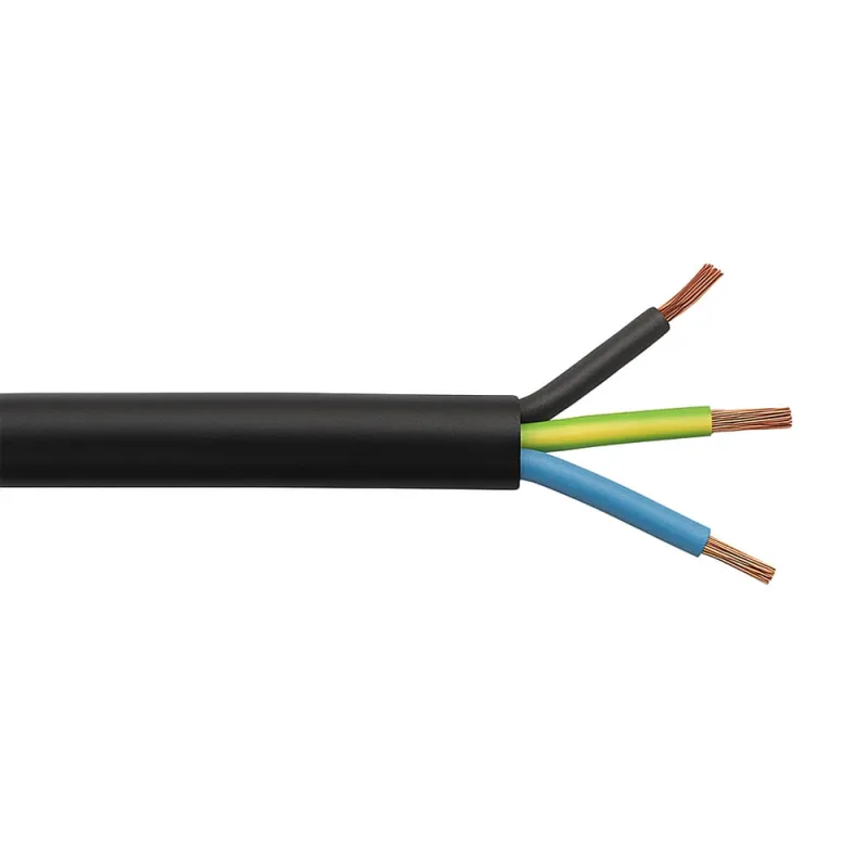 10m H07RN-F 3x2,5 mm² Meter Gummileitung flexibel mit Schutzleiter 3G2,5 UV-resistent ölbeständig für Außenbereich 10m