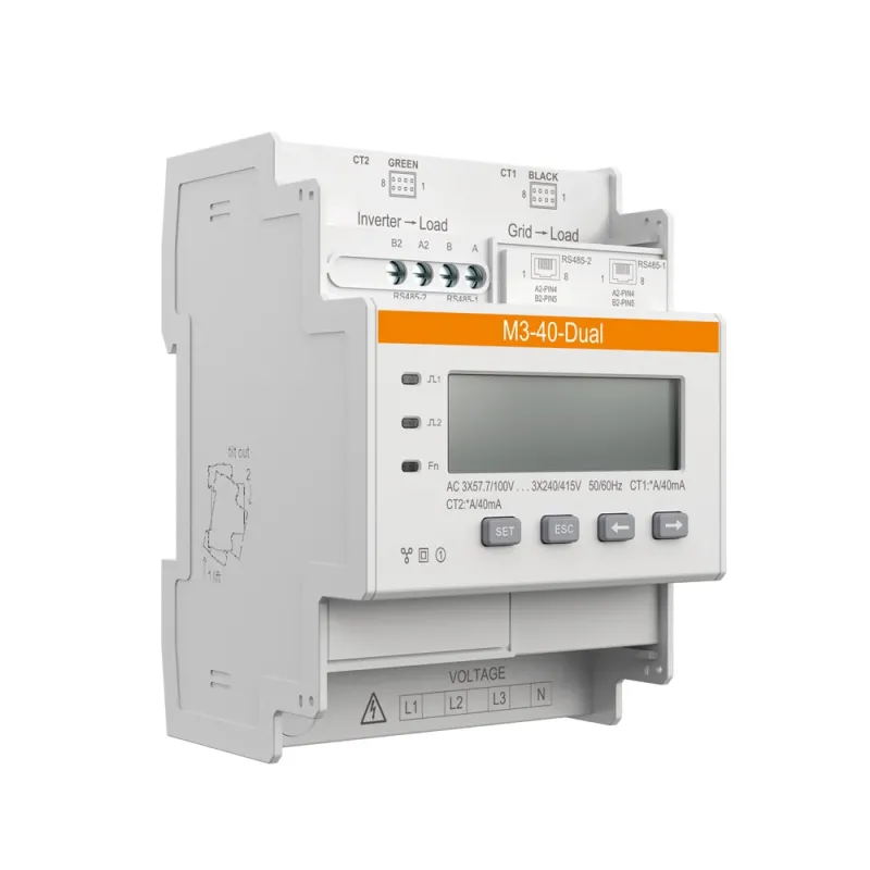SolaX M3-40-Dual - 3-phasiger Stromzähler mit Echtzeit-Monitoring