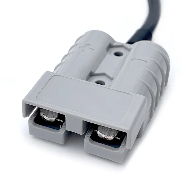 Anderson Adapter mit angeschlossener 12V-Buchse, Einsatzbeispiel.