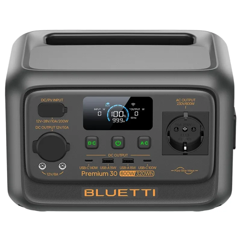 Bluetti Premium 30 V2 Mobile Powerstation 320Wh 600W USV-Funktion – Bild 6