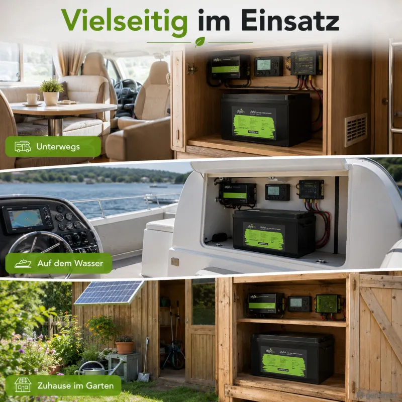 LifePo4 Akku 12/100 12,8V 100Ah mit BMS und Heizmatte 1280Wh – Bild 5