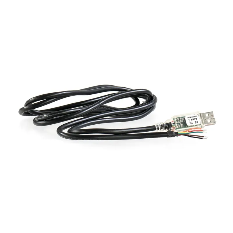 Detailansicht des Victron Energy Adapter Kabels für RS485-zu-USB-Verbindung