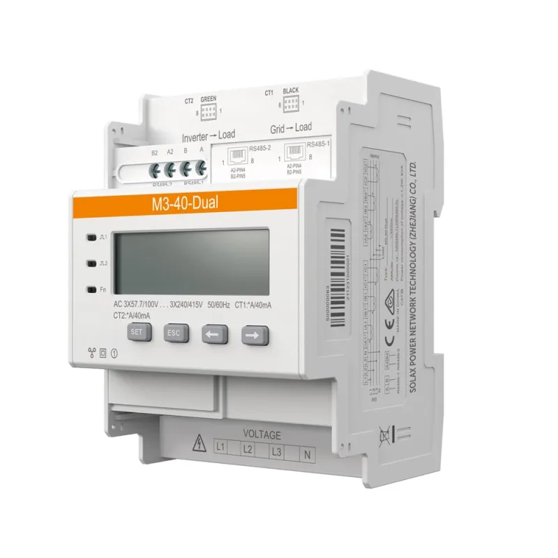 SolaX M3-40-Dual - 3-phasiger Stromzähler mit Echtzeit-Monitoring – Bild 3