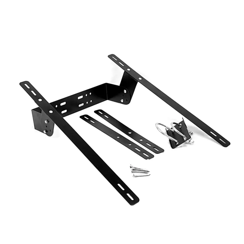 Wand-Mast Montageset Aluminium für 20W bis 50W Module
