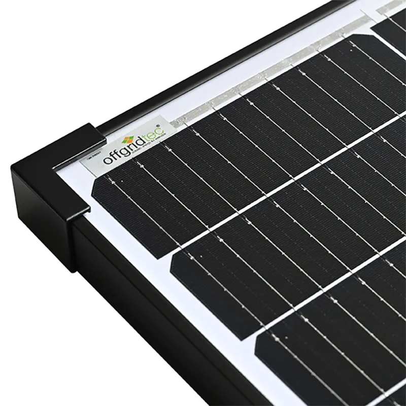 MONO 200W V2 Solarpanel 30V Black Frame – Bild 4