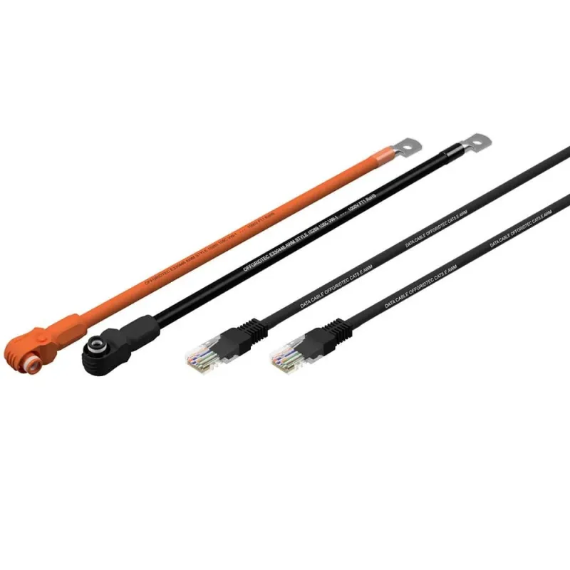 Vollständig montiertes Pylontech Batteriespeicher-System 016110 mit vier Modulen.