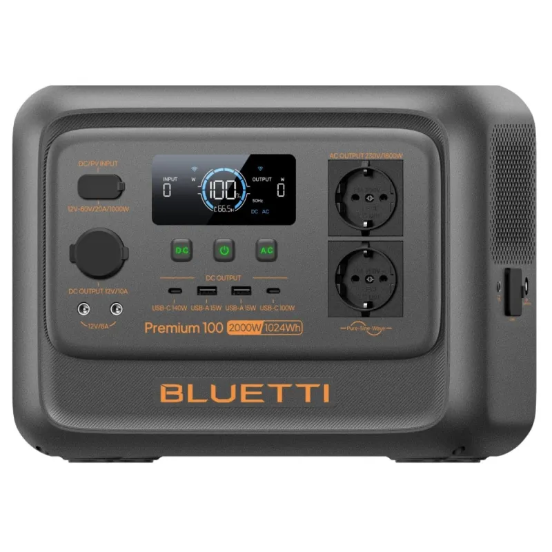 Bluetti Premium 100 V2 Mobile Powerstation 1024Wh 2000W USV-Funktion – Bild 2