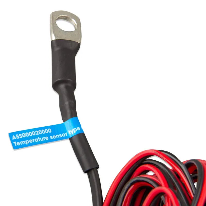 Anschluss des Victron Wechselrichter Temperatursensors Typ C an eine Batterie