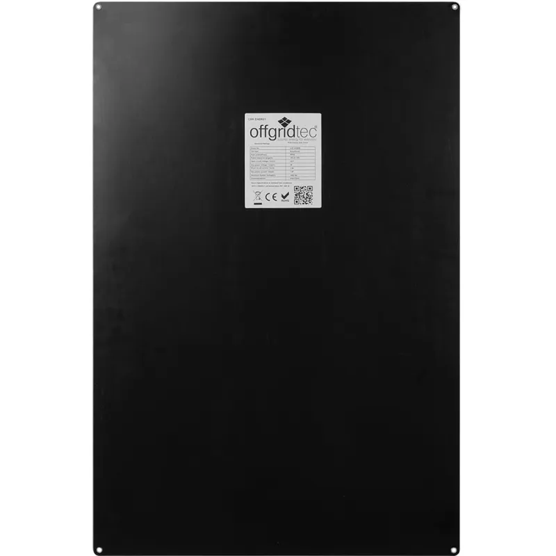 Technische Details des Solarmoduls PCB-ETFE, Anschlussbox und Kabel mit 4 mm² Querschnitt.