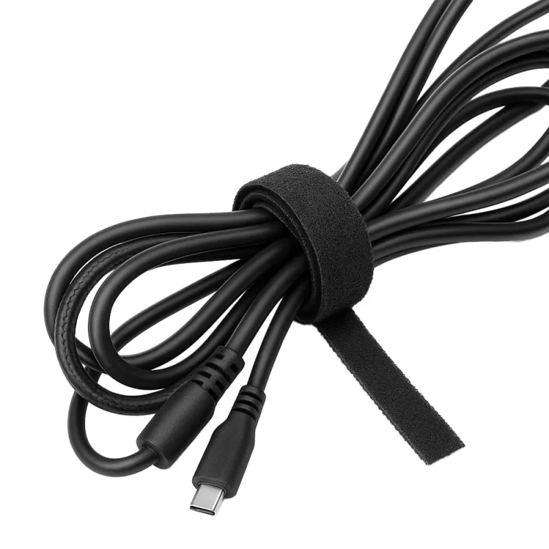 Klett-Kabelbinder 2m x 10mm Schwarz zuschneidbar für Kabelmanagement – Bild 5