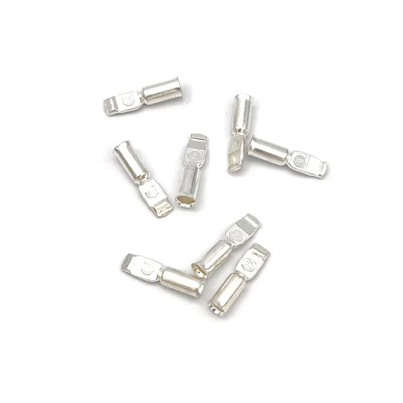 4er Set Anderson Stecker 50A max. 600V mit Staubschutzkappe Rot 6AWG