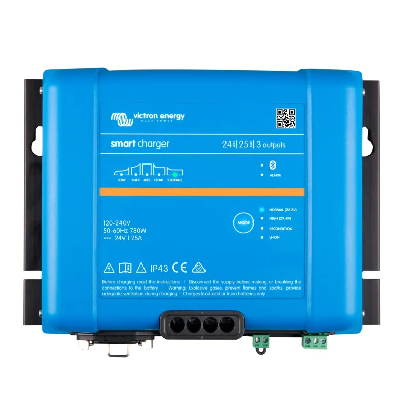 Victron Smart IP43 Charger 24/25(3) 120-240V Bluetooth Batterieladegerät 24V 25A – Bild 2