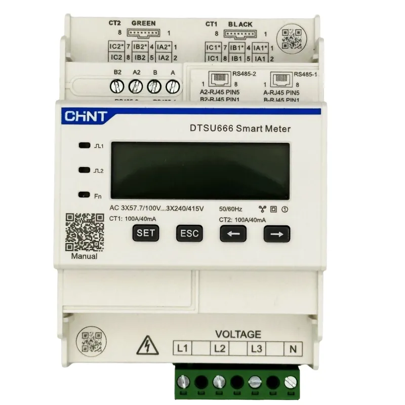 Growatt TPM-6CTA-C-100 Stromzähler 3-phasig 100A Smart Meter RS485 – Bild 2