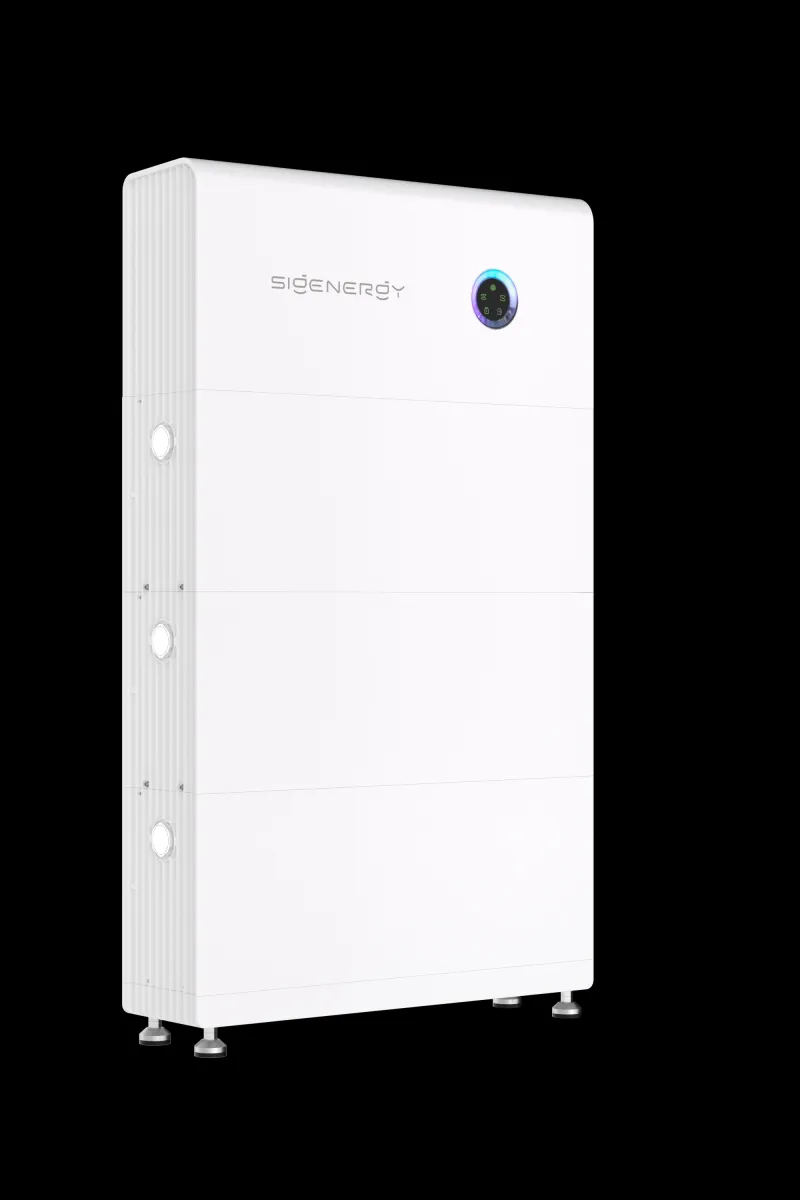 Seitliche Ansicht des Sigenergy Wechselrichters mit Kühlrippen und Montagehalterung.