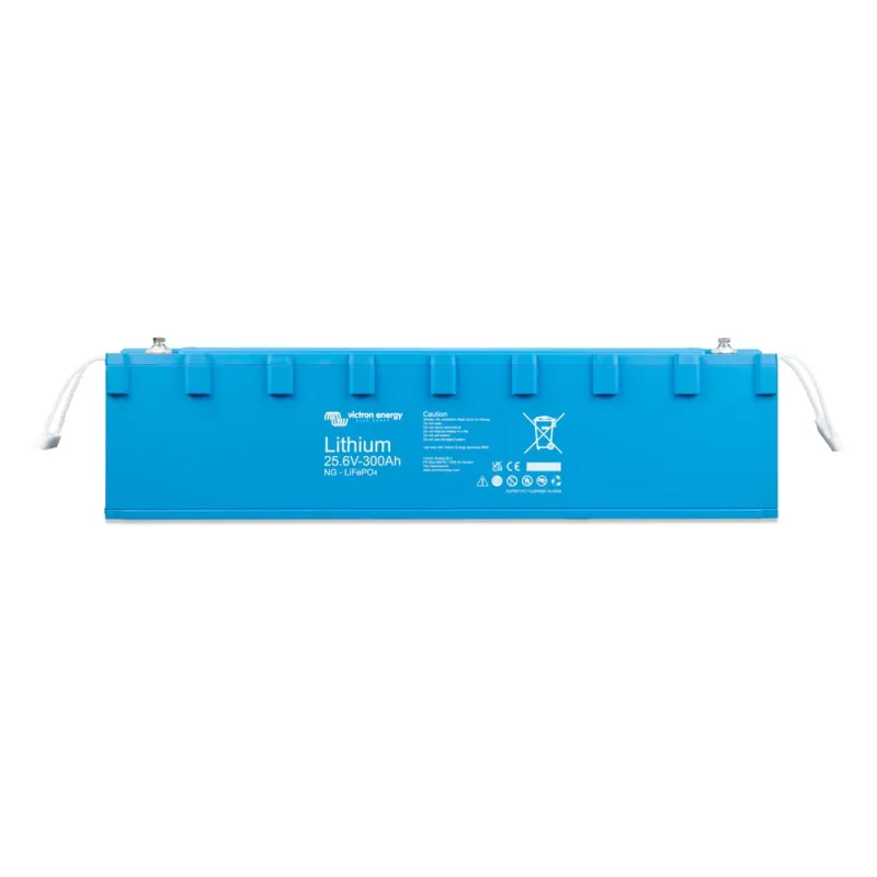 Batteriespeicher Victron Energy 25,6 V/300 Ah, Schutzart IP65, robustes Gehäuse.