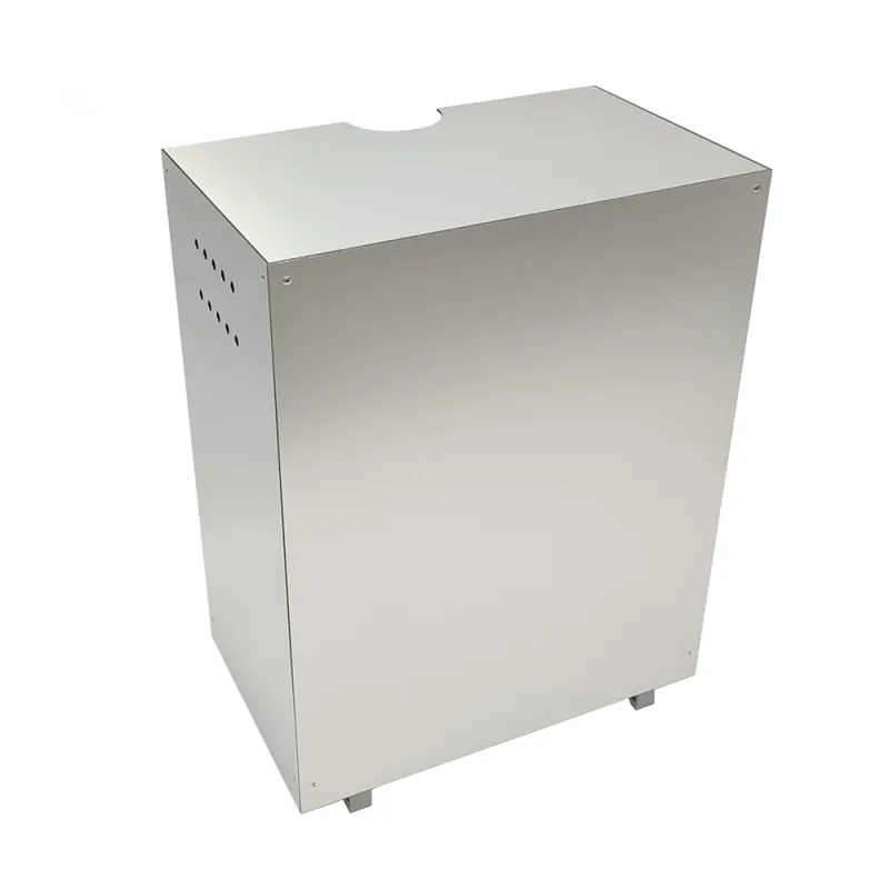 Frontansicht des Drimakon Batterieschranks für Pytes 48100R Batteriespeicher.