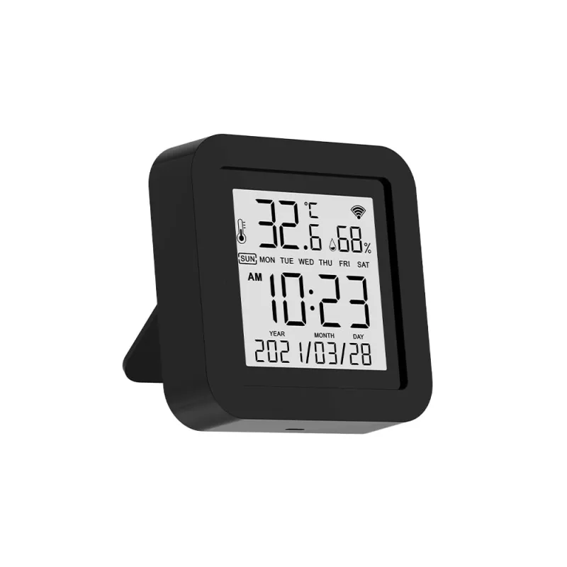 Smart WLAN Gerät mit Display zur Temperaturmessung und WLAN-Verbindung
