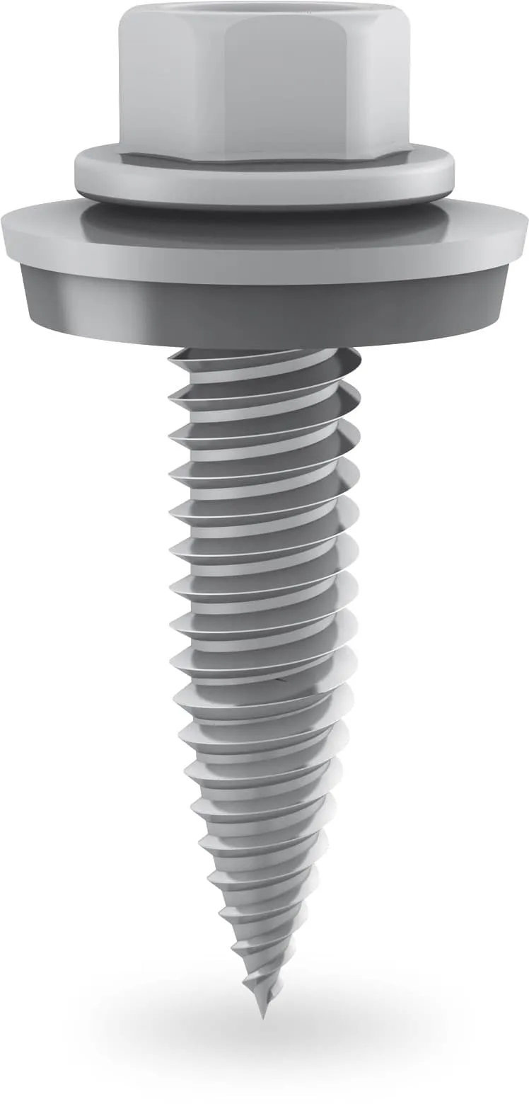 Gewindeformende Schraube von K2 Systems mit Dichtscheibe, 6x25 mm, für PV-Montagen