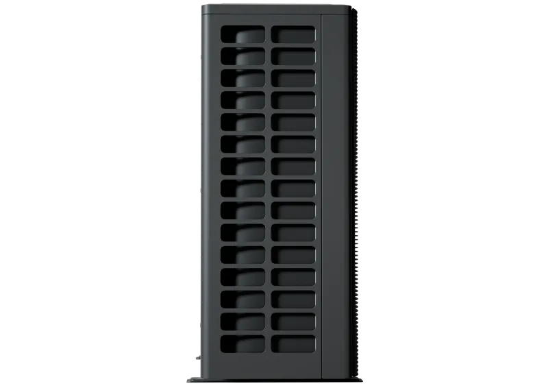 Bedienpanel der Borochi Wärmepumpe mit Display und Tasten