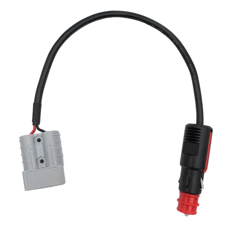 Anderson Adapter SB50 mit 200 mm Kabel für 12-Volt-Zigarettenanzünderbuchse.