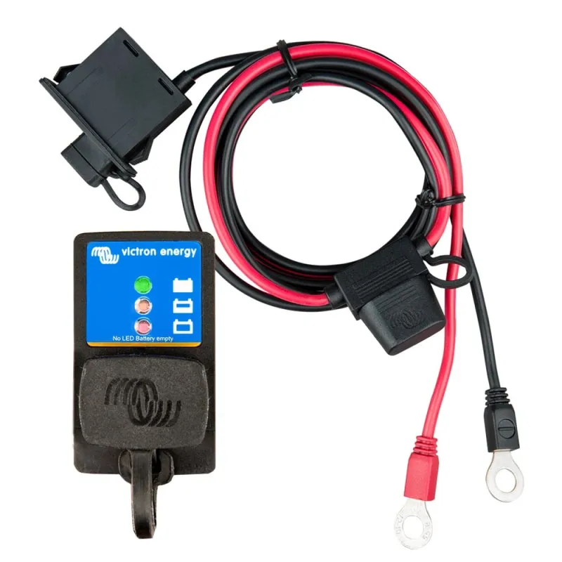 Batterieanzeigetafel Victron (M8-Ösenstecker / 30A ATO-Sicherung)